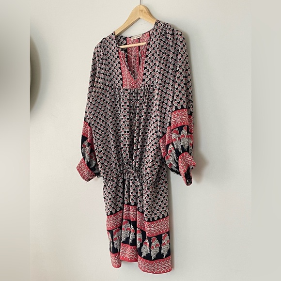 Ulla Johnson Silk Tunic Bohemian Dress - Picture 5 of 15